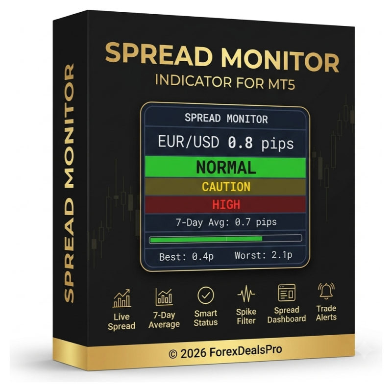 Spread Monitor — indicador MT5